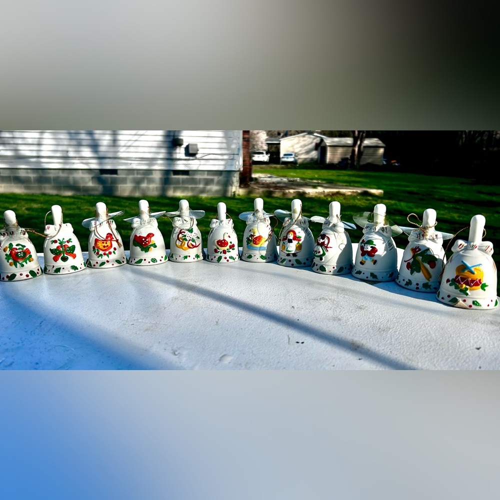 J.C. Penney 12 Days of Christmas bells